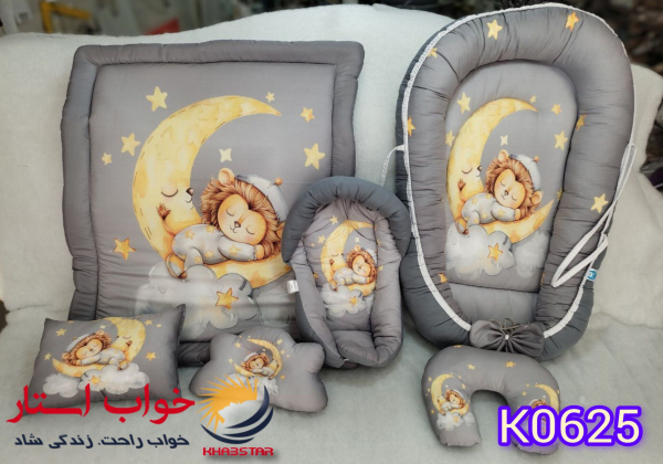 K0625 ست تشک لبه دار 6 تیکه نوزادی K0625